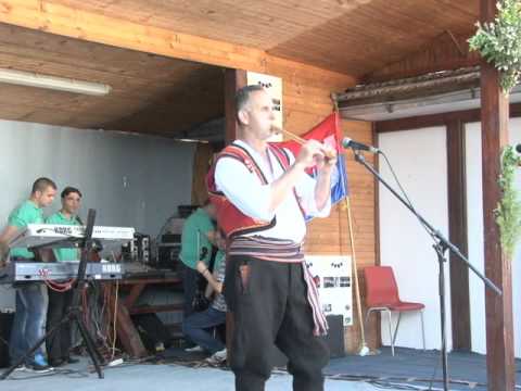 Radoje Radovic frula dvojnica - 12.Sabor starog pjevanja u Srba - Novo Gorazde - (Tv Duga Plus 2015)