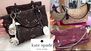❤️ KATE SPADE NEW FALL 2026 OUTLET ARRIVALS 💖 ELEGANT SUEDE BAGS, SLGs