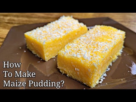 How To Make Maize / Corn 🌽 Pudding? | Easy Pudding Recipe