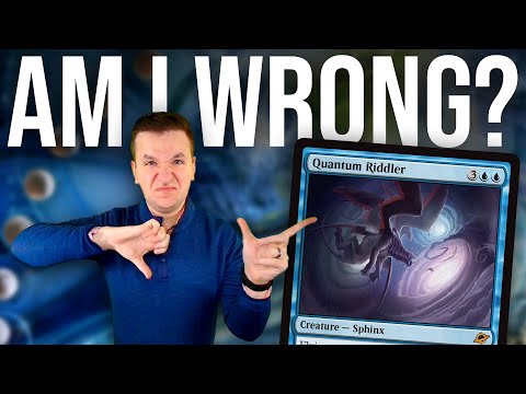 AM I WRONG? Does Quantum Riddler BELONG in Artist Talent Storm Combo? Legacy | Magic: The Gathering