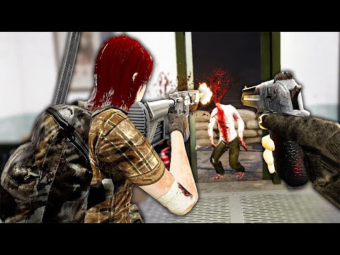 Searching for a SAFE ZONE in the Zombie Apocalypse - Surv1v3 VR Gameplay