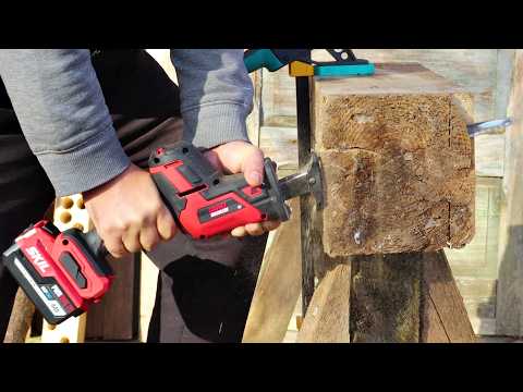 SKIL 3475 Compact Cordless Reciprocating Saw - TEST in metal and thick wood