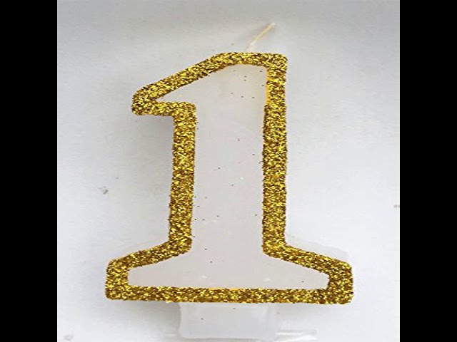 Vídeo relacionado con Talking Tables- Vela Número 5 Con Brillo De Oro Rosa Para niños, adultos, 50 cumpleaños, aniversario, hito, Color (BDAY-CANDLE-RG-5)