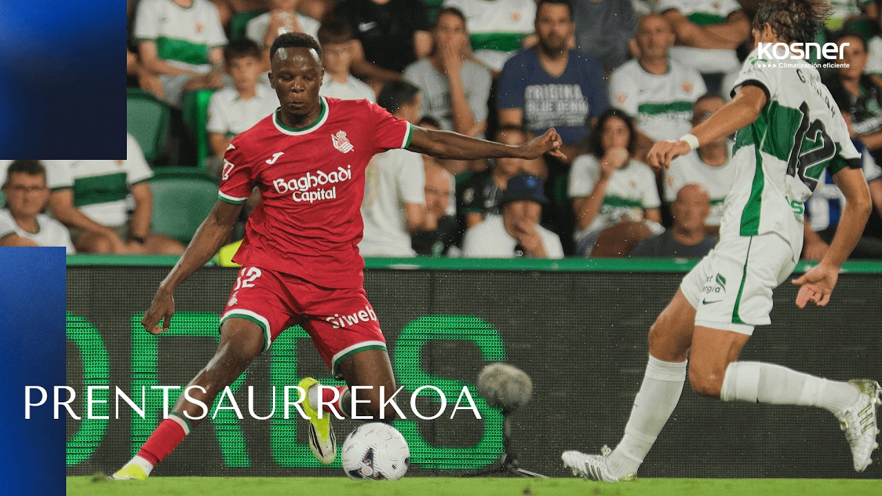 Elche CF 2 - 3 Real Sociedad de Fútbol highlights