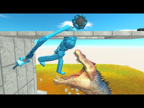 Bridge Trap with Spinosaurus Head | Animal Revolt Battle Simulator