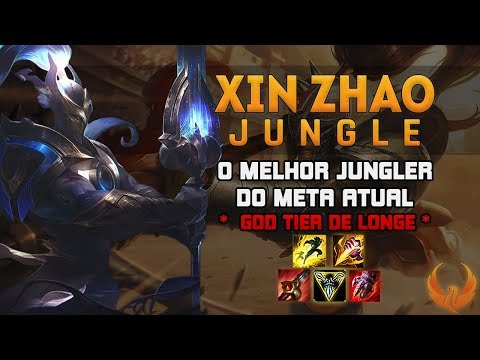 O MELHOR JUNGLER DO META ATUAL! *GOD TIER DE LONGE* - XIN ZHAO JUNGLE GAMEPLAY [PT-BR]