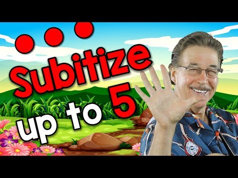 Subitize Up To 5 (soo-bi-tize) | Math Song for Kids | Jack Hartmann