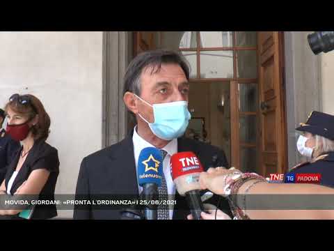 MOVIDA, GIORDANI: «PRONTA L'ORDINANZA» | 25/06/2021