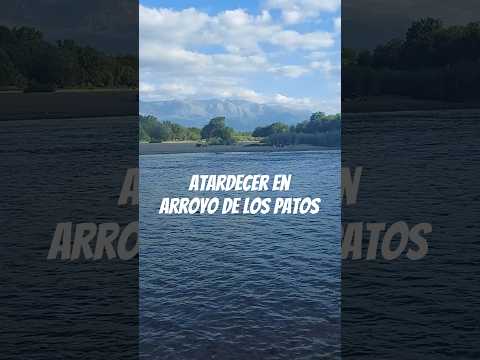 Atardecer mágico en Arroyo de Los Patos (Traslasierra, Córdoba, Argentina)