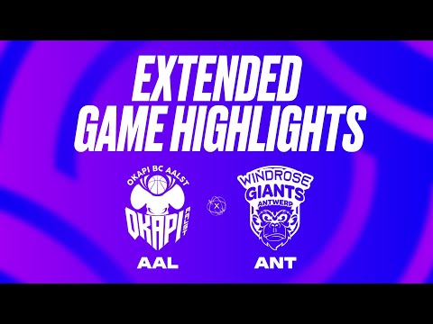 Okapi Aalst vs. Windrose Giants Antwerp Extended Game Highlights