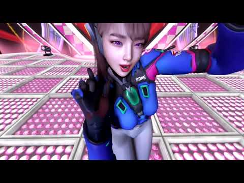 3D VR180 MMD I’m Your Treasure Box (D.Va)