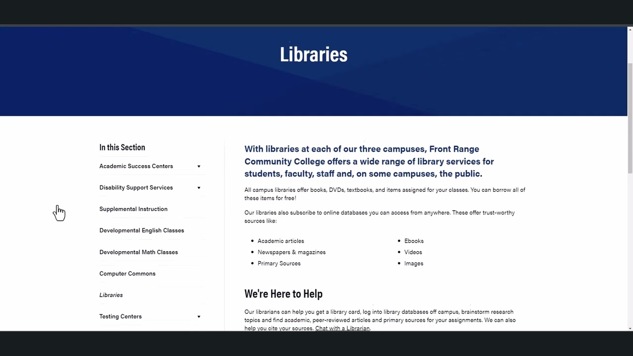 Video Tutorial   BCC Library