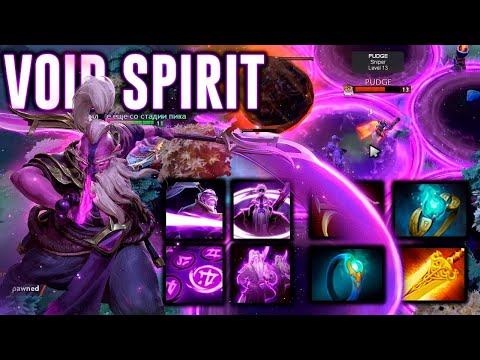Dota 2 NEW 7.23 PATCH Gameplay - FIRST TIME Void Spirit GAMEPLAY