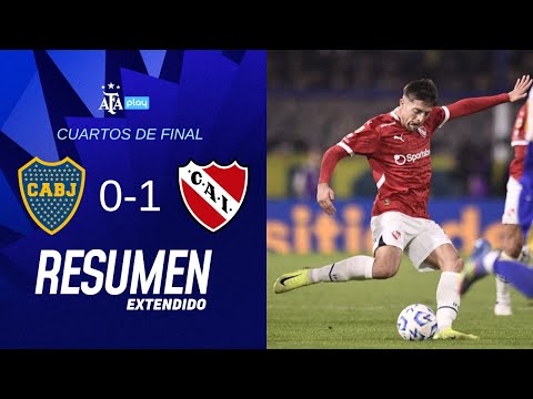 Boca Juniors 0 vs. 1 Independiente | #TorneoApertura2025 | Resumen Extendido | Cuartos de Final