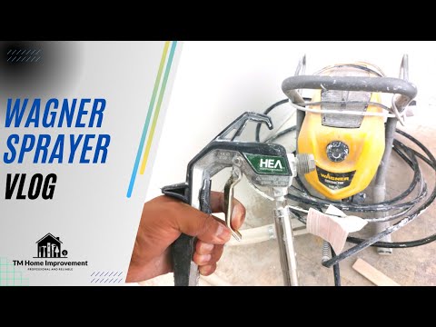 Why You Should Only Spray Using The Wagner 240M Airless Sprayer - Builder Vlog