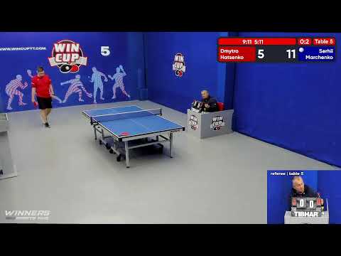 18:30 Гаценко Дмитрий 0-3 Марченко Сергей   стол 5  ЮГ-4  16.06.22