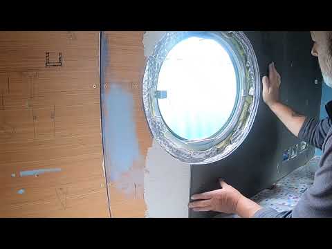 Vlog 82,  Narrowboat Fit Out - Tiling the Galley