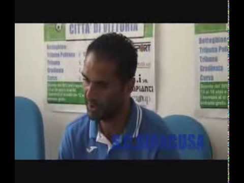 SC Siracusa-Città di Vittoria 1-2. Intervista post partita al tecnico Orazio Pidatella