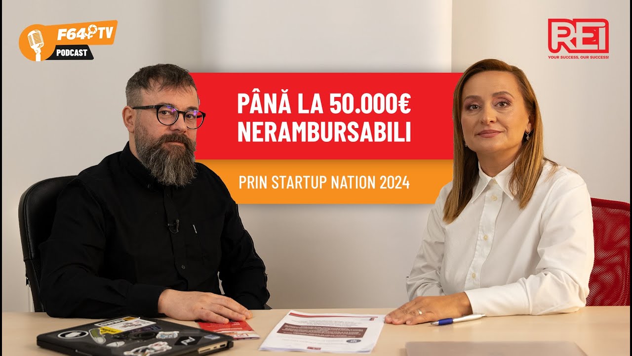 Până la 50000 EUR nerambursabili prin Startup Nation 2024