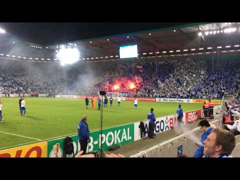 1.FC Magdeburg - Borussia Dortmund 2.Runde DFB Pokal JIGSAW Choreografie Fangesänge