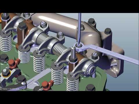 Tappet setting 3 cylinder MDI engine