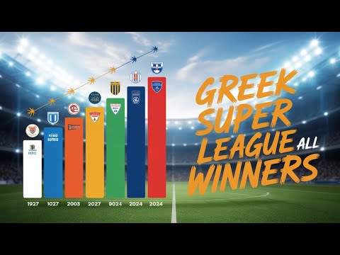 Greek Super League All Winners (1928-2025) | Greece Football Champions
