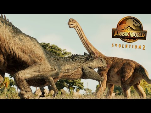 Jurassic SAVANNA - Jurassic World Evolution 2 | Prehistoric Life [4K]