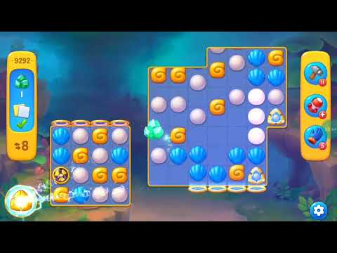 Fishdom Easy Level 9292 (with full seashell and timed bombs) @choraelmin