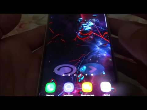 Sci_Fi Particle Plexus 3D Live Video