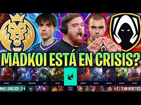 MAD LIONS KOI ESTÁ EN CRISIS? *CASTEO IBAI* | MDK vs TH LEC PRIMAVERA 2024 ESPAÑOL LVP