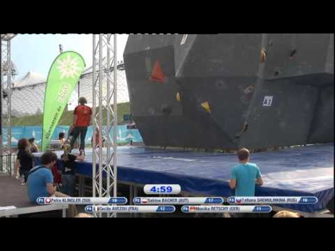 IFSC Climbing World Cup Munich 2012 - Bouldering - Replay Women's Qualifications