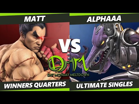 DAT Monday Meltdown 241 - Matt (Kazuya) Vs. Alphaaa (Joker, Ridley) SSBU Ultimate Tournament