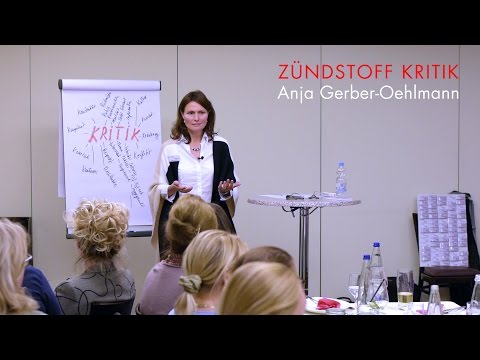 Umgang mit Kritik - Impressionen des Vortrags "Zündstoff Kritik"