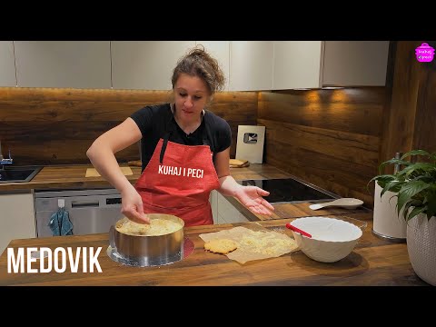 Medovik medena torta 🍰detaljan recept za svjetski poznatu tortu