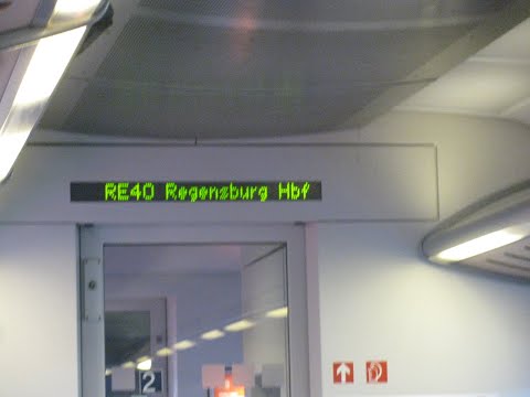 RE40 von Nürnberg nach Hartmannshof abweichend über die linke Pegnitzstrecke mit Halt Hersbruck (li)