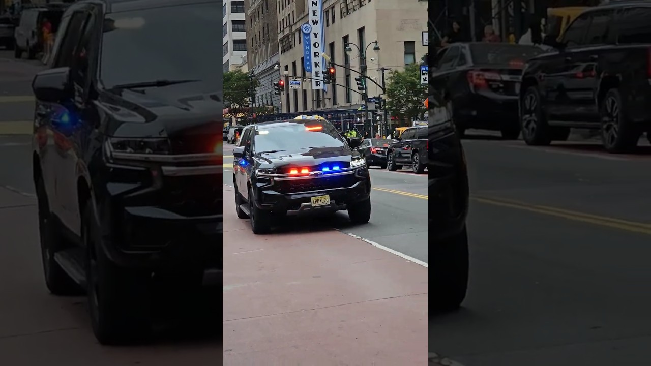 UNMARKED PAPD UNIT RESPONDING WITH RUMBLER IN MANHATTAN