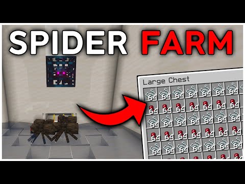 The MOST EFFICIENT Spider Spawner XP Farm in Minecraft Java 1.21 (Tutorial)