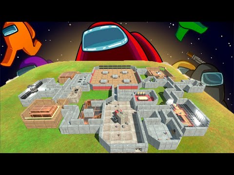 Among Us EPIC FIGHT in ARBS