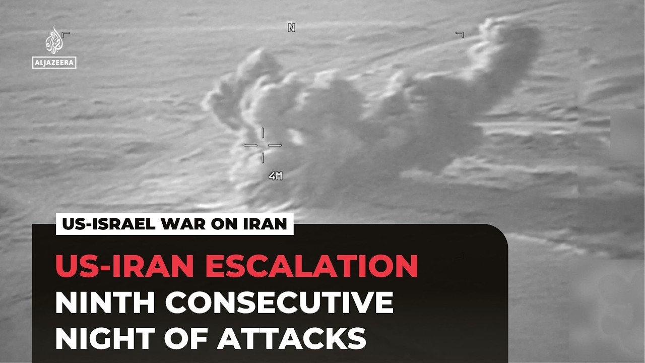 US bombs Iran for ninth consecutive night as Gulf states intercept Iranian drones, missiles