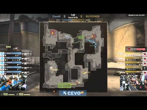 iBUYPOWER vs Cloud9 on de_dust2 @ CEVO Professional S5 LAN - Grand Finals (CS:GO iBP vs C9) Game 2