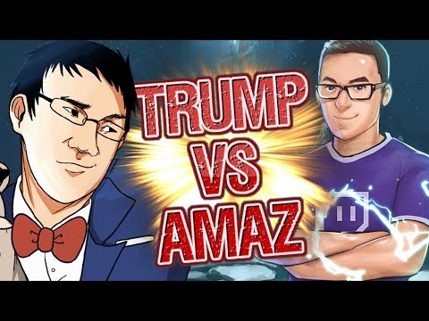 Trump vs Amaz - A Frozen Showdown (w/ Knights of the Frozen Throne Decks!)