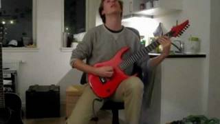 Guitar cover by Lund  Dehumanizing process - Chimaira
