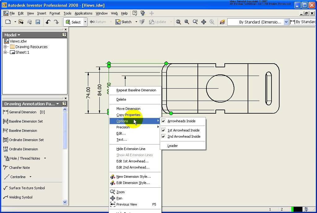10  Create baseline dimensions