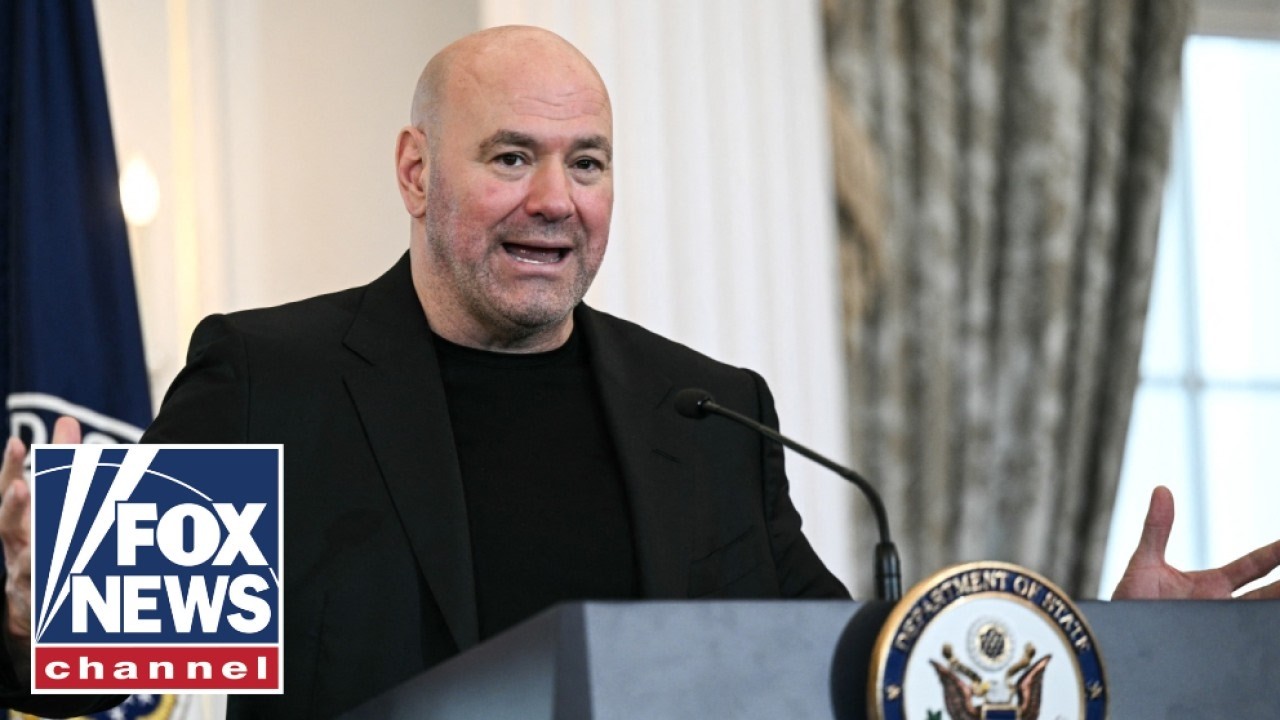 WATCH LIVE: UFO CEO Dana White holds press conference days before event at the White House