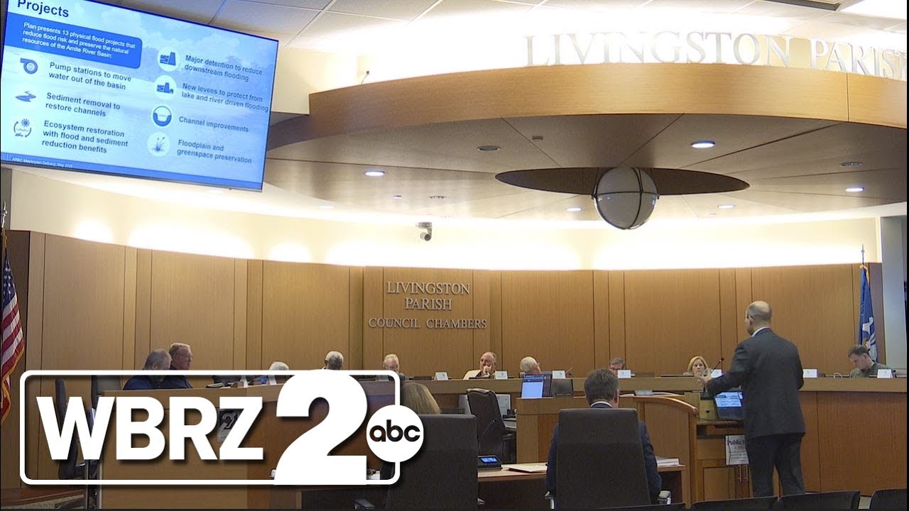 Master plan approved by Amite River Basin Commission, work to mitigate flooding begins