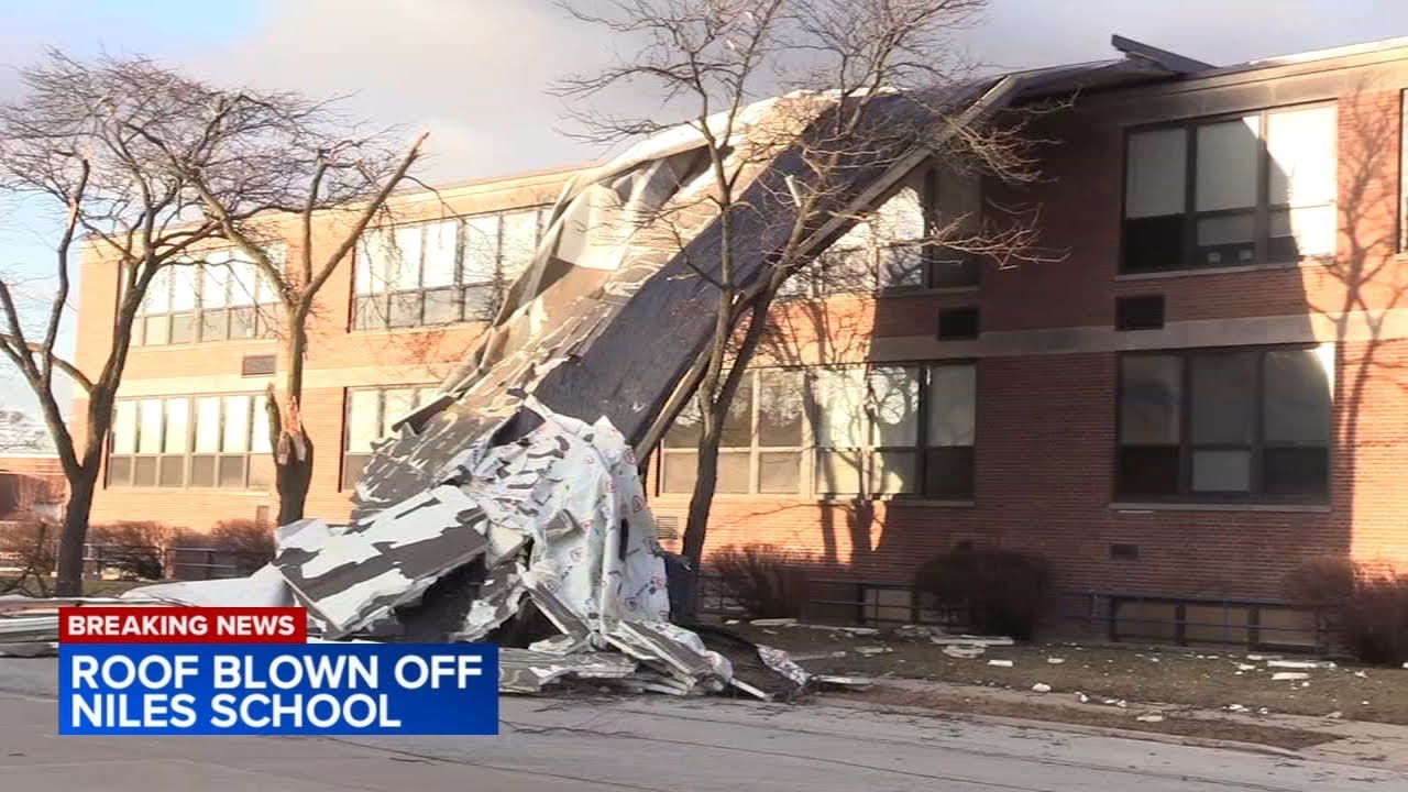 High winds cause damage across Chicago area