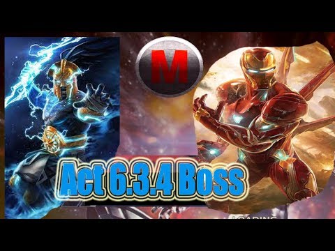 Act 6.3.4 Iron Man (Infinity War) vs Ægon Solo - Marvel Contest of Champions