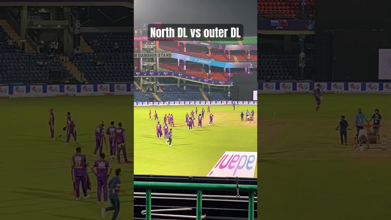 North DL vs Outer DL #cricketlover #cricket #DPL #newreview  #cricketgame #cricketleague