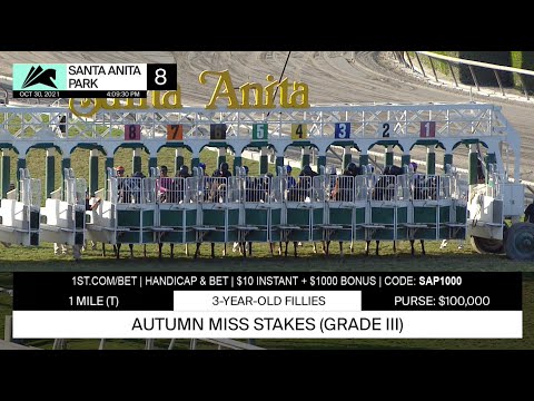 Burgoo Alley wins The Autumn Miss Stakes on Saturday, October 30th, 2021 at Santa Anita Park.