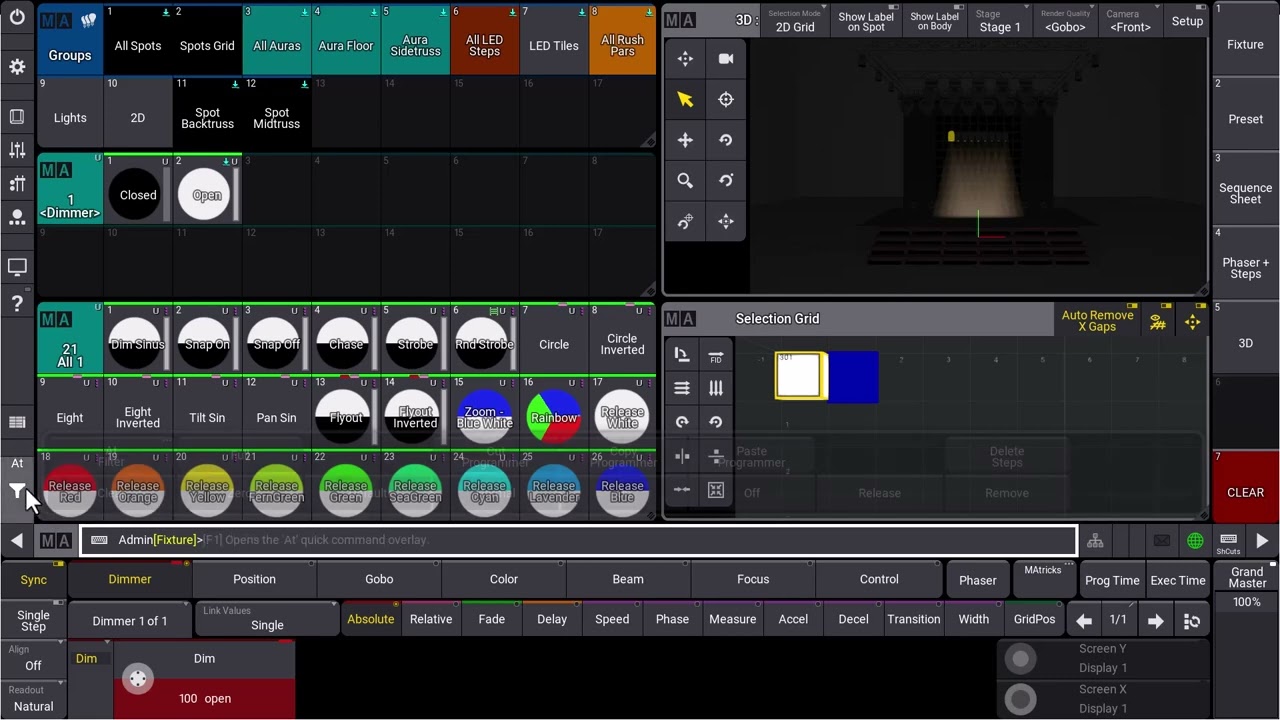grandMA3 | Software Release Version 1.8 | Multipatch